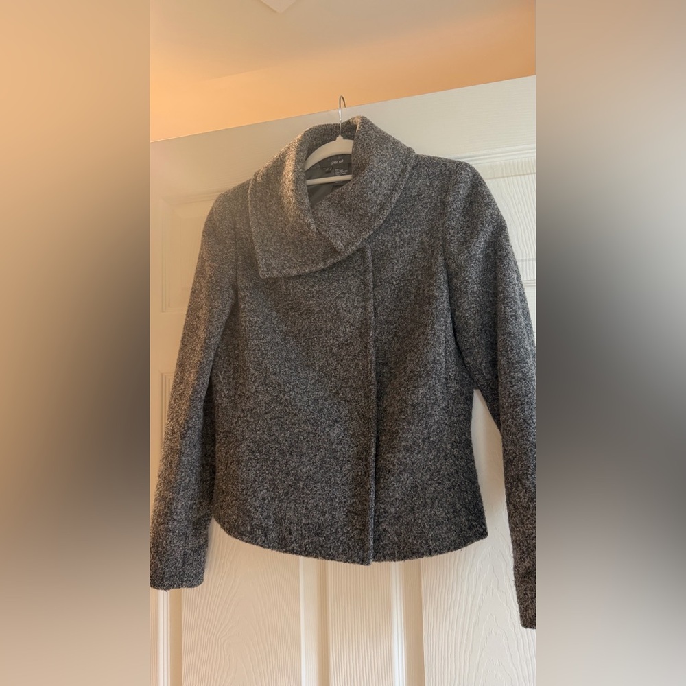 Per Se Charcoal Textured Jacket